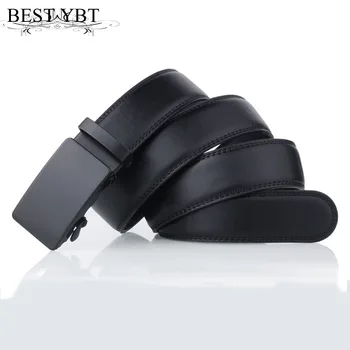 YBT Men Imitation Leather Pojas Alloy Automatic Buckle Pojas Highquality Business Affairs Casual Fashion Men Pojas