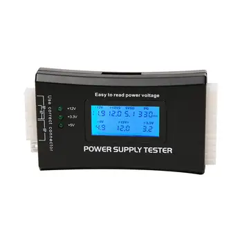 Brzi test digitalni LCD-display Power Bank Supply Tester računalo 20/24 Pin Power Supply Tester podrška 4/8/24/ATX 20 Pin sučelje