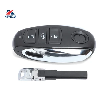 KEYECU zamjena daljinskog ključa automobila privjesak 3 gumb 868 Mhz ID46 za VW Volkswagen Touareg 2011-