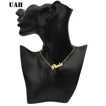 UAH Paola Name or Jewelry personaliziranu ogrlicu Djeveruša Nakit Custom Name ogrlica od nehrđajućeg čelika