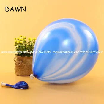 100 kom./lot 12 cm Duga Ahat loptu mramor latex baloni za Vjenčanje Rođendan dekoracija isporuke dječje igračke, pokloni