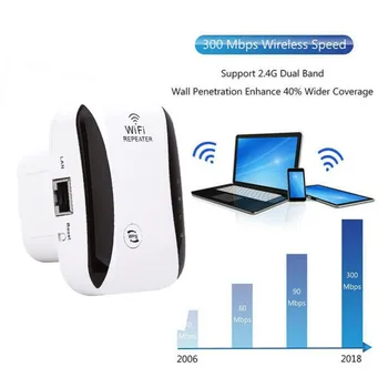 300Mbp Wireless Network Extender pojačalo repeater WiFi Signal Range Booster Wifi Booster 2.4 G Wi-Fi pristupna točka Ultraboost