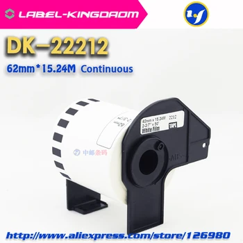 60 role Generic DK-22212 label 62 mm*15.24 m kontinuirano kompatibilnost za pisač Brother QL-570/700 svi su Plastični držač