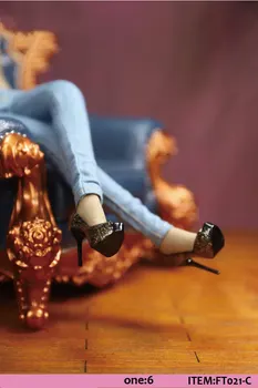 1/6 skala ženski visoke štikle FT021 moderan seksi ribe usta cipele model igračke za 12-inčni lik tijelo lutke cipele za djevojčice