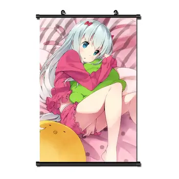 Japanska anime Eromanga Sensei Home Decor Wall Scroll plakat Dropshipping veliko crtani platnu Slikarstvo plakati