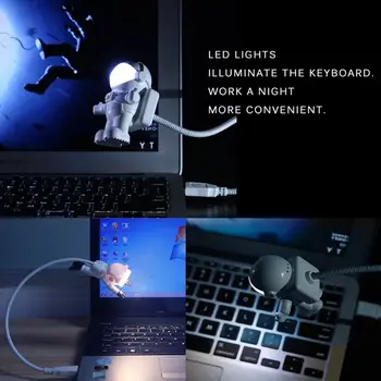 Novi ronilac USB LED Night Lights For Home kaciga prekidač za noćno svjetlo za rad dječji dar ronilac fenjer novost zaštita očiju