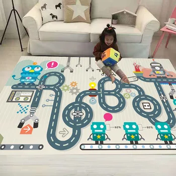 3D dječji crtić tepih digitalni putni mat igra tepih repens mat dječja soba tepisi salon soft kućni ukras na red