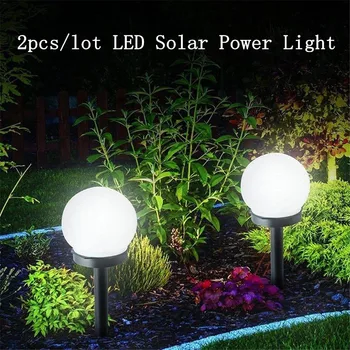 2 kom./lot LED Solar Garden Light vanjski vodootporan travnjak svjetlu put krajolik vrt svjetla Solarna lampa za uređenje kućnog dvorišta