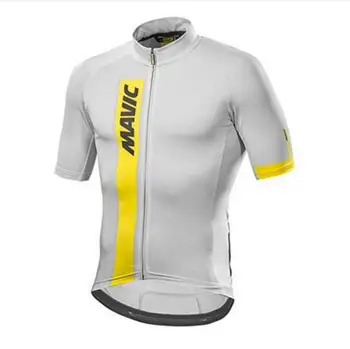 Mavic Cycling Jersey 2020 Biciklizam odjeća trkaći sportski bicikl Dres top Biciklizam odjeća s kratkim rukavima Mayo ropa Ciclismo