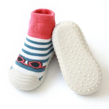Dječji Dječaci Djevojčice Cipele Infant Jesen Pamuk Crtani Ispis Tople Čarape Protiv Klizanja Podne Čarape Cipele Topliji Za Noge
