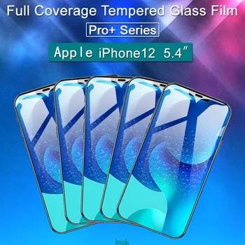 Imak Pro+ Sensitive Touch Full Coverage Staklo za Appleov iPhone 12 (5,4 cm) Kaljeno staklo pomoću potpune adsorpcija ljepila AB