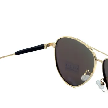 RALIZHE muške, ženske zračni metalne legure polarizirane sunčane naočale srebro ogledalo vožnje sunčane naočale TAC UV400 roza svijetlo ljubičasta objektiv