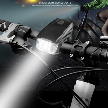 WasaFire USB Punjiva bicikl prednje svjetlo 5 načina biciklistička lampe inteligentno istraživanjima Biciklizam led svjetiljka luces bicicleta