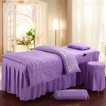 4kom salon za uljepšavanje komplet posteljinu masaža komplet posteljinu Kratka pokrivač krevetu suknja krevet veo veo s rupom
