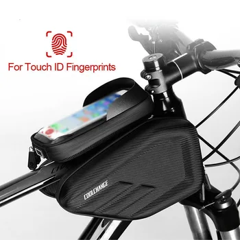 CoolChange bicikl cijevi torba otiska prsta vodootporan bicikl tvrda torbica za telefon paket najlon PU glavni ključ za prepoznavanje otiska prsta