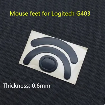 2 kompleta/pak. TPFE noge miša klizaljke miša za zamjenu G403 miš klizi debljina 0,6 mm