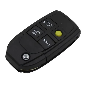 Promjene daljinski ključ vozila torbica 4 gumba ključ za Volvo XC70 XC90 V40 V50 V70 V90 C30 C70 S40 S60 S70 S80