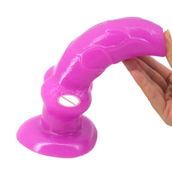 Super Je Ogroman Dildo Realan Veliki Ljubimac Pas Penis Dugačak Kurac Seks Mekana Silikonska Mast Odojak Dildo Sex Igračke Za Žene I Lezbijke
