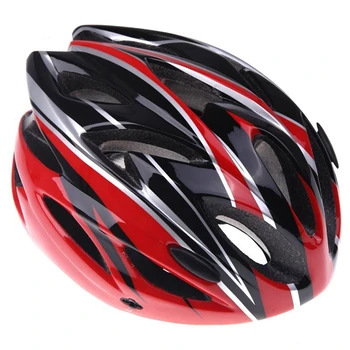 Biciklizam bicikl i kaciga sport ultralight nekoliko kalup s odraslima vizir (crni + crvena)