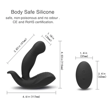 Bežični daljinski analni seks igračke vibrator za muškarce masažu prostate muški masturbator analni čep za gay seks igračke