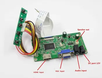 Yqwsyxl kit for N156HGE-EAL HDMI + VGA LCD LED LVDS EDP Board Controller Driver