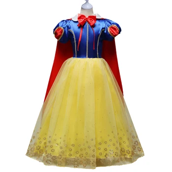Male djevojčice kostim Princeza Snjeguljica Božićni party prerušiti se karnevalske odjeću odjeća za rođendan s priborom