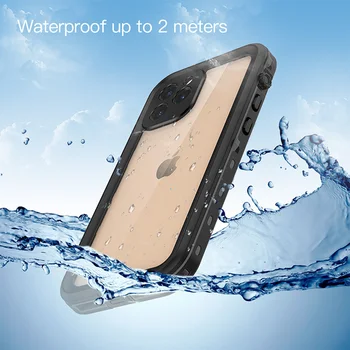Leanonus hermetičan ronjenje torbica za iPhone 12 Pro Max 12 Mini Case vodootporan prašinu punu pokrivenost za iPhone 12 podvodni torbica