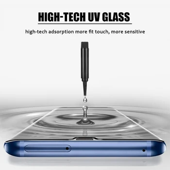 UV kaljeno staklo za Samsung Galaxy Note 20 pro S10 5G S8 S9 S20 Ultra Full Liquid Screen Protector Napomena 10 lite s10 plus staklo