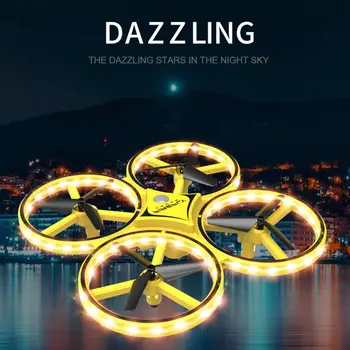 RC HOBI ZF04 RC Drone Mini Infrared Induction Hand Control Drone Altitude Hold 2 kontroler Quadcopter for Kids Toy Poklon