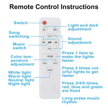 Moderna led plafonjere sa Затемняемой RGB bluetooth glazbu za dnevni boravak 36/72 W Control APP Remote Control Lamp 110V/220V