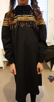 Haljina dugih rukava za djevojčice elegantne držači kićankama crna haljina odjeća za mlade djevojke 8 10 12 14 godina Dječje haljine