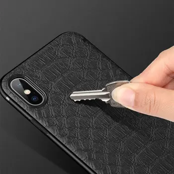 Krokodilske tekstura magnetski torbica za iPhone XS XR MAX X 8 7 6 6s Plus 11 Pro Max ugrađena magnetska ploča kožna stražnji poklopac Coque