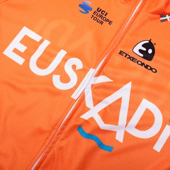 2019 Pro New Etxeondo Team Biciklizam Dres setovi narančasta kratkih rukava ljeto Ropa Ciclismo bike Biciklizam odjeća 16D gel Jastučić