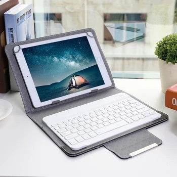 10-inčni tablet laptop univerzalni PU zaštitna torbica poklopac + Bluetooth tipkovnica za Android/IOS/WIN