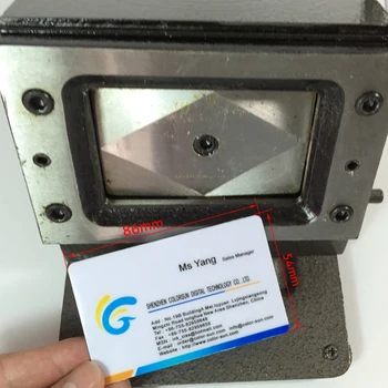 Ručni stroj za rezanje PVC kartice brand ime za sječenje papira 86x54mm 1mm osobne iskaznice kredita