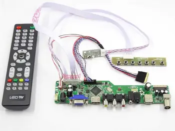 Kit naknade kontroler za LTN173KT01-A01/LTN173KT01-C01 TV+HDMI+VGA+AV+USB LCD LED screen Vozač Board