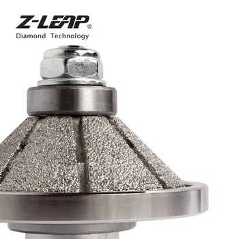 Z-LEAP vakuumska lemljenje Diamond ruba profila kotača E20 D65 M14 & 5/8-11 navoj ručno oblikovanje kotača za granita mramornog kamena