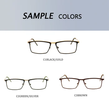 Novi dolazak visoke kvalitete muška moda metalne optički rimless kratkovidnost naočale
