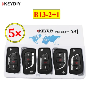 5 kom./lot KEYDIY B series B13-2+1 2+1 gumb za univerzalni daljinski upravljač KD za KD200 KD900 KD900+ URG200 KD-X2 mini KD