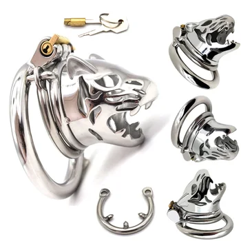 Od nehrđajućeg čelika prsten iz slavine muški čistoći Cage uređaj s anti-off prsten erotske sex igračke za muškarce penis prsten rukava BDSM remen dvorac