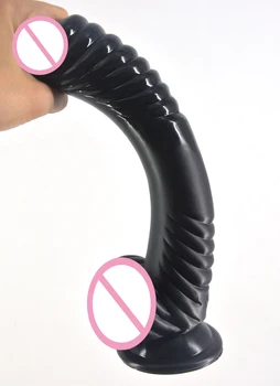 FAAK novi zakrivljeni dildo životinja zmija dildo je gubitnik navoj dizajn potaknuti lažni penis seks igračke za žene erotski proizvod