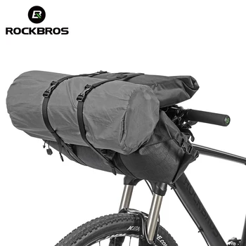 ROCKBROS vodootporan bicikl prednji veliki kapacitet cijevi torbe MTB Biciklizam volan torbe prednji okvir prtljažnik Паньер pribor za bicikle