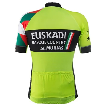 2021 muška biciklistička odjeća Pro Team Euskadi Orange Biciklizam Dres bibs kratke hlače odijelo Ropa Ciclismo Quick Dry Triatlon Skinsuit