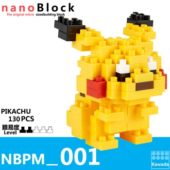 Наноблок Pokemon Pikachu NBPM-001 Кавада 130шт anime crtani film Dijamant mini mikro gradivni blokovi igračke
