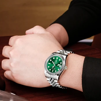 HOLUNS mens najbolji brand luksuznih 2020 muškarci sportska moda vodootporan Kvarcni ručni sat MIYOTA zeleni muški satovi