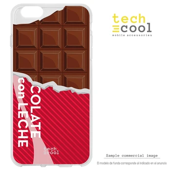 Silikonska torbica FunnyTech®za Xiaomi Redmi Note 9 l design čokoladni tableta vers. 2