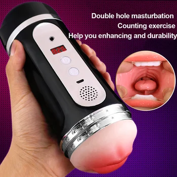 Pušenje muškarci masturbacija šalica penis maser seks igračke vibrator za muškarce realan vaginalni muški masturbator dubokog grla vibratori