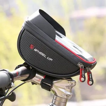 6 inča 360 stupnjeva okretni vodootporna torbica za mobilni telefon osjetljiv na dodir bicikl torba Biciklizam rame torba za volan kotač gore