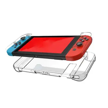 Prozirni kristal torbica poklopac za Nintendo Switch Game Card, Hard Shell PC Clear Full Cover Torba torbica za Nintend Switch Coque