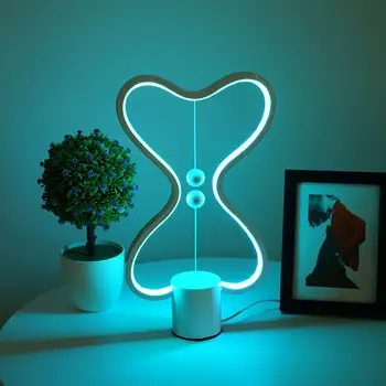 7 boja LED stalni balans noćno svjetlo USB Powered magnetski Heng Night Light Home Decoration spavaća soba ured ночники